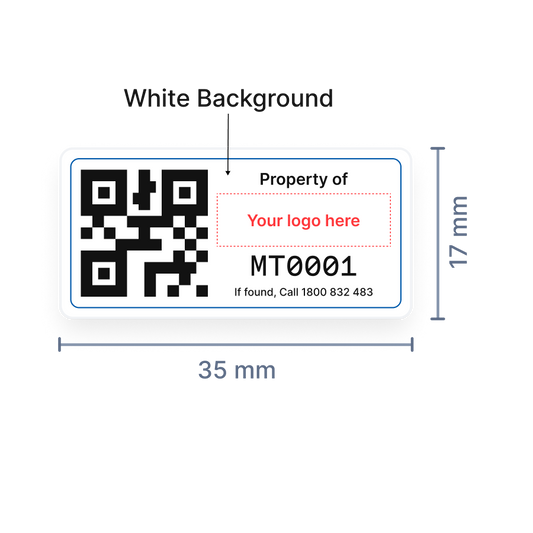 Textured Polycarbonate heavy duty label 0.25mm gauge